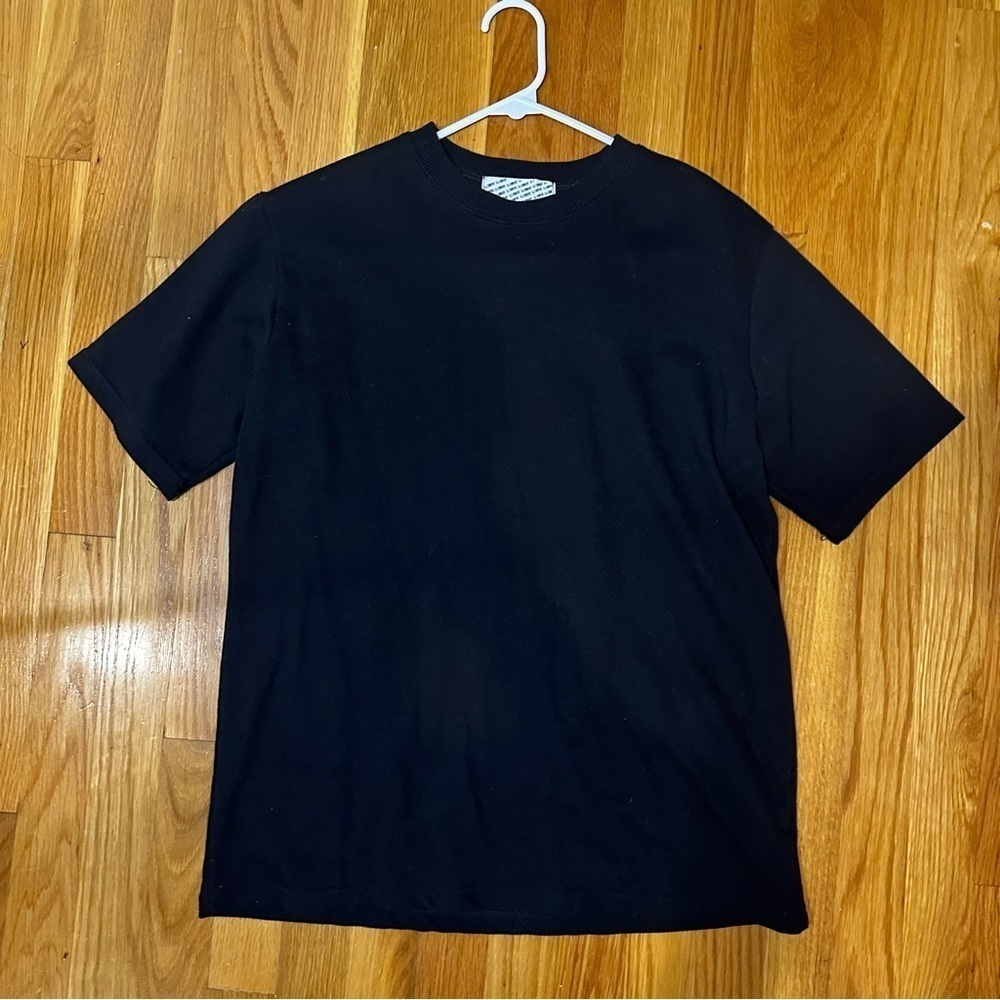 N.J Company Men Black T-Shirt Size M